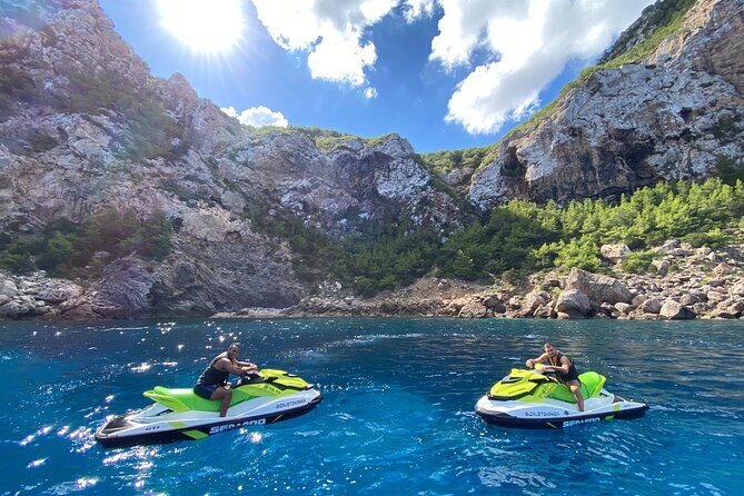 Atlantis Jet Ski Tour From San Antonio - What you actually do: training, then your guided route around Ibiza