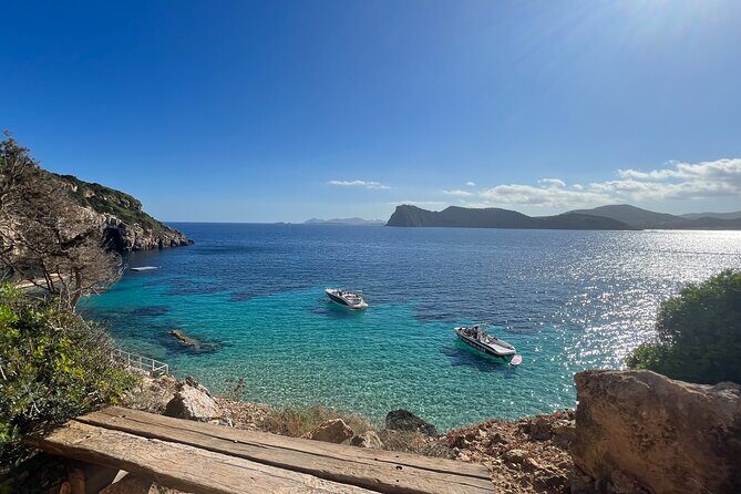Boat trip to coves, beaches north Ibiza and Tagomago Island - Route highlights: Es Cannar to Cap Roig from the water