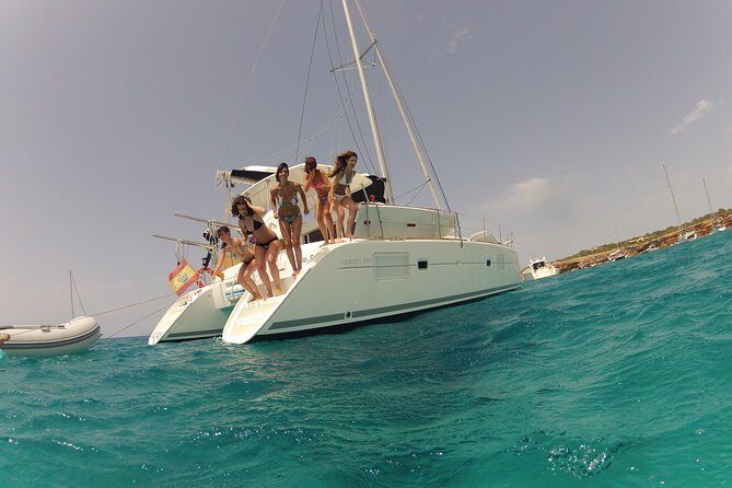 Cala Llonga Catamaran Private Trip - Entering Santa Eulalia del Río and Getting to the Right Start