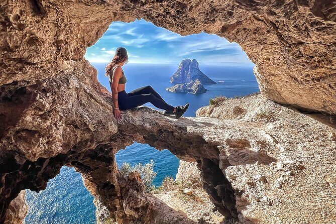 Combo : Boat, 4x4, hiking in Es Vedra for sunset - Ses Margalides by boat: swim, snorkel, and that clean-water feeling
