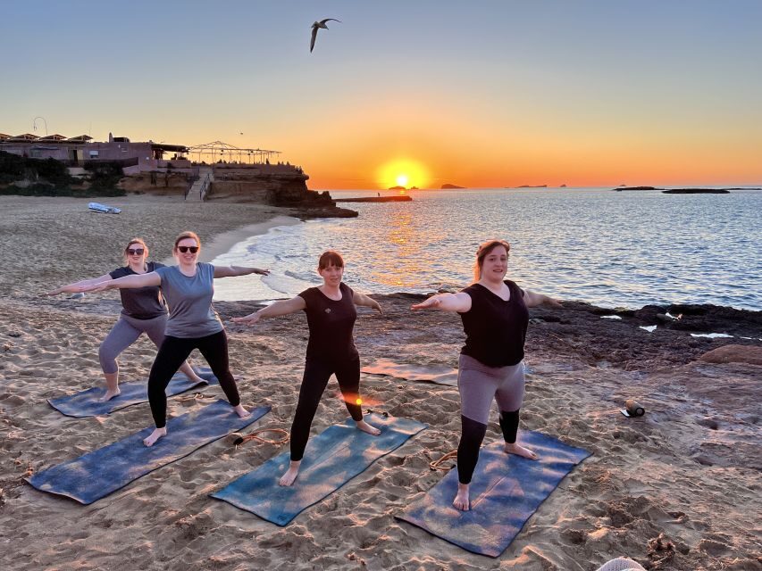 Discover Beach Yoga in San Antonio Ibiza - The class flow: Ashtanga, power yoga, and hatha in one session