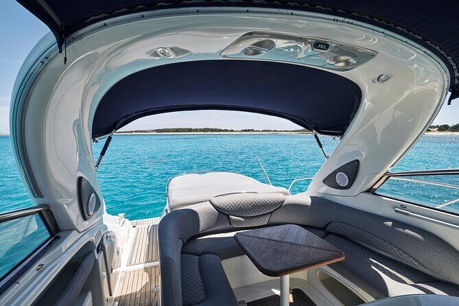 Enjoy an unforgettable experience with the Elegant CRANCHI 47 - Snorkeling Gear and Paddleboard Time You’ll Actually Use