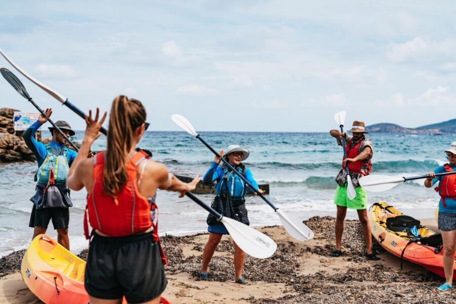 Es Figueral: Guided Kayaking and Snorkeling Tour - Punta des Llaut Snorkeling: Fish, Sea Grass, and Clear Water