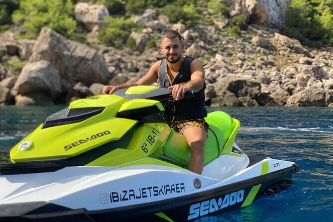 Excursion to Es Vedrá Island by Jet Ski From San Antonio - The Natural Pool Stop: 250 Meters of Clear Water and Pines