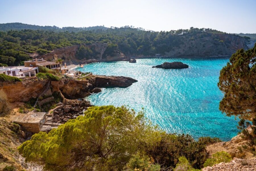 Explore Ibiza's Hidden Coves: No-License Boat Rental - Two Route Choices: North Side for Sant Antoni, South Side for Cala Bassa and Cala Conta