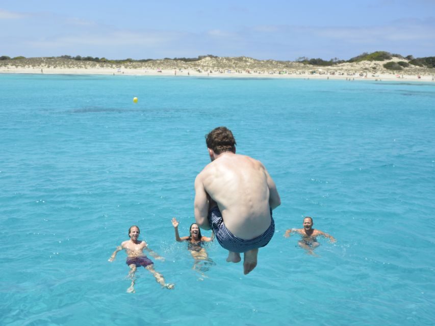 From Ibiza: Boat Cruise to Formentera w/ Optional Paella - The ride out: Ibiza Town scenic views and the Ses Salines route