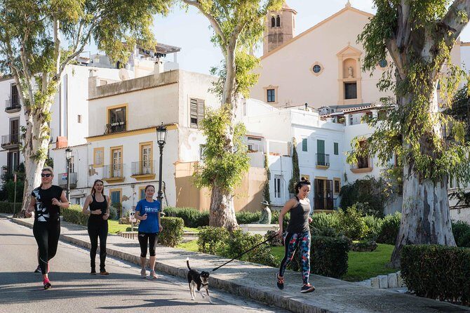 Full Running Tour of Ibiza Town - Marina Ibiza port stories you can picture while you run