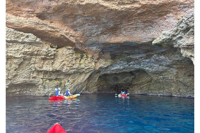 Guided Sea Cave Tour with Kayaking and Snorkeling in Ibiza - Cala Comte cave stop and that off-kayak break