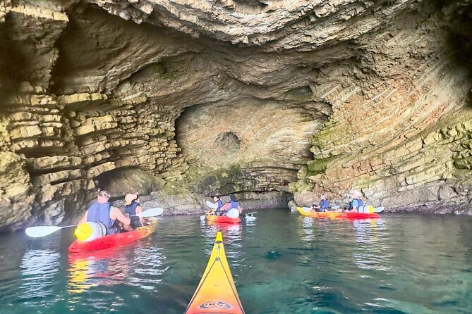 Guided Sea Cave Tour with Kayaking and Snorkeling in Ibiza - What to bring: water shoes and towel-free reality