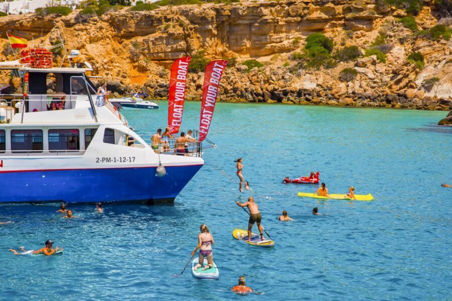 Ibiza: Beach Hopping Cruise w/ Paddleboard, Food, & Drinks - Cala Bassa: Cream-Colored Sand, Clear Water, and a Real Swim Break
