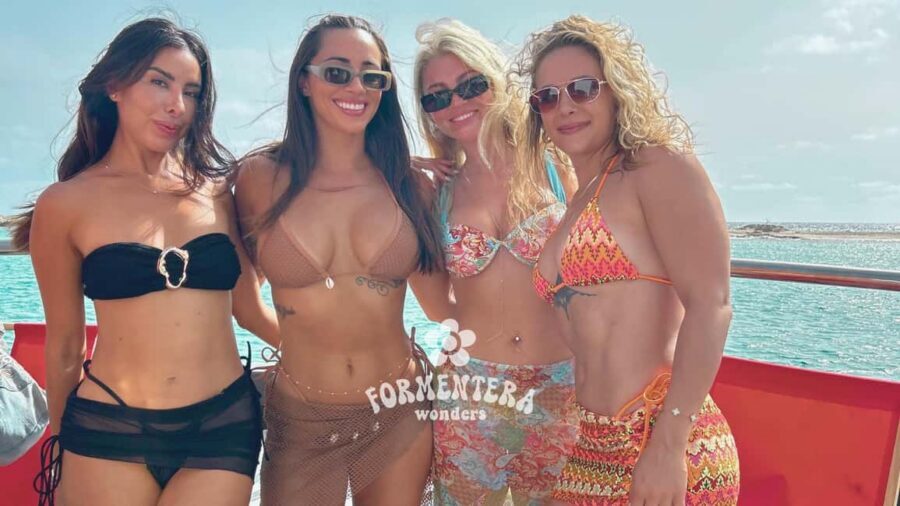 Ibiza: Boat Trip to Formentera with Open Bar and Paella - Slide, snorkel masks, paddleboards, and seabob rules