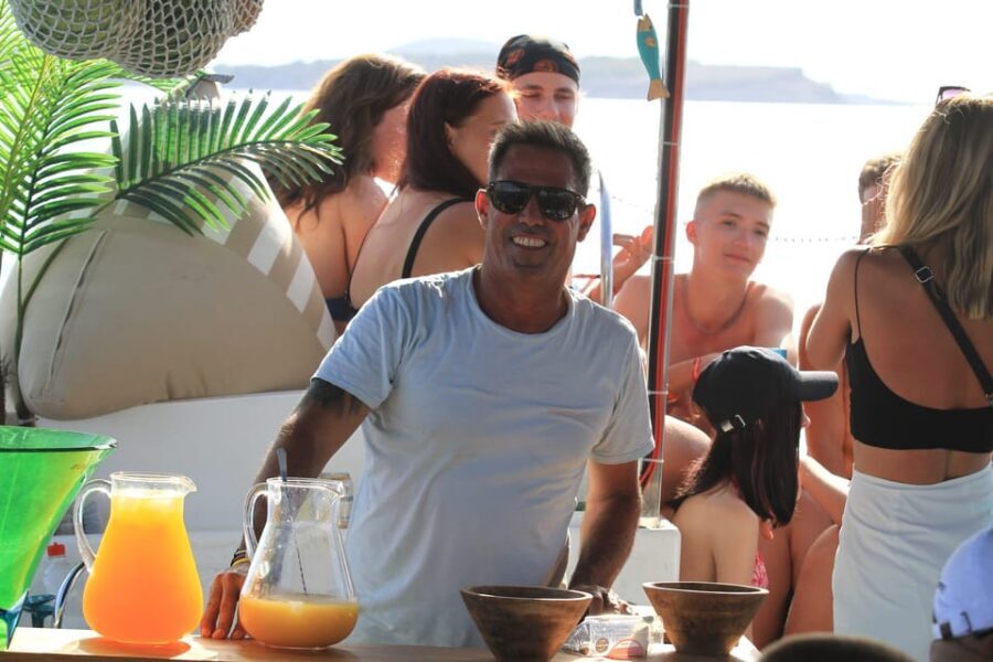 Ibiza by Sea: Coves, Caves, Water Sports & Open Bar - Cala Comte Stop: Brunch-Style Bites and More Water Time