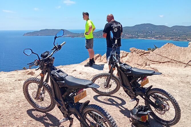 Ibiza: Electric Motorbike Excursion - Porroig Bay: Boats at Rest and a Breather Stop