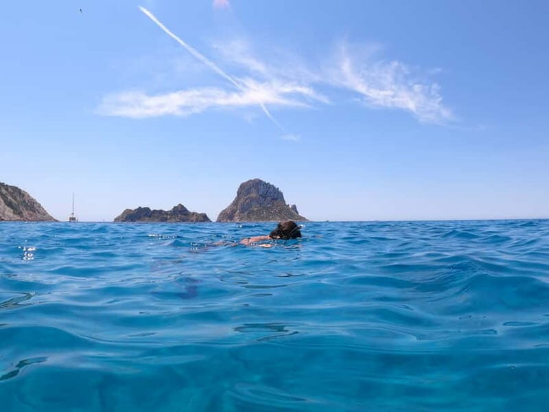 Ibiza: Es Vedrà Boat Tour with Swimming Stop - Captain Nemo and the vibe on a glass-bottom catamaran