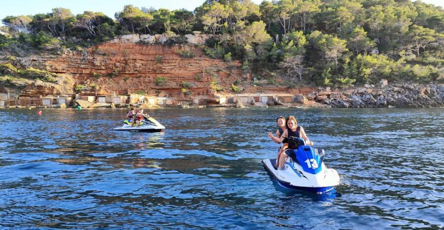 Ibiza Jet Ski Tour: San Antonio to Cala Salada - No License - The posidonia factor: why the water looks so clear