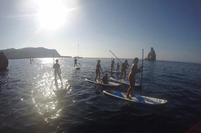 Ibiza Morning Paddle Board Tour - Starting point at Cala de sa Ferradura and getting oriented fast