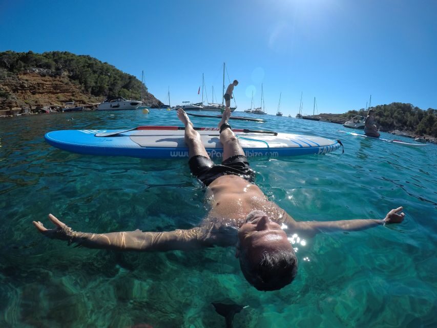 Ibiza: Paddlesurf and Snorkeling Boat Trip - Food, drinks, and that free photo report you’ll actually want