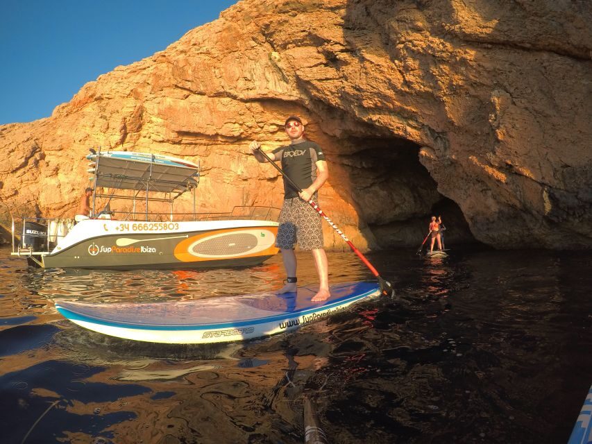 Ibiza: Paddlesurf and Snorkeling Boat Trip - Meeting at the San Antonio yacht club and choosing your start point