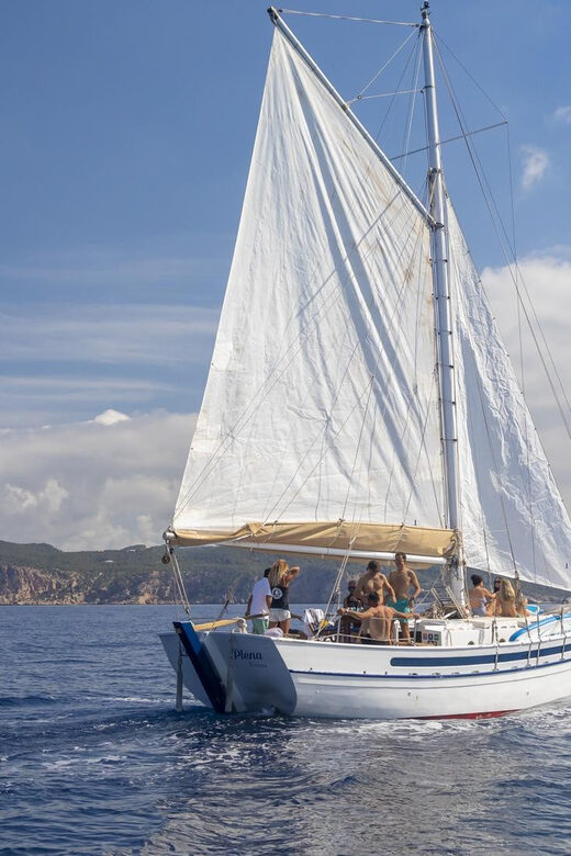 Ibiza: Private Sailboat with Premium Open Bar, Food & Music - Price and Value for a Private Group Up to 12