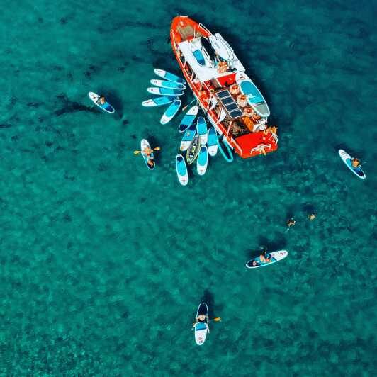 Ibiza: Secret Coves Guided Boat Tour with Open Bar and Tapas - Where the water fun actually happens