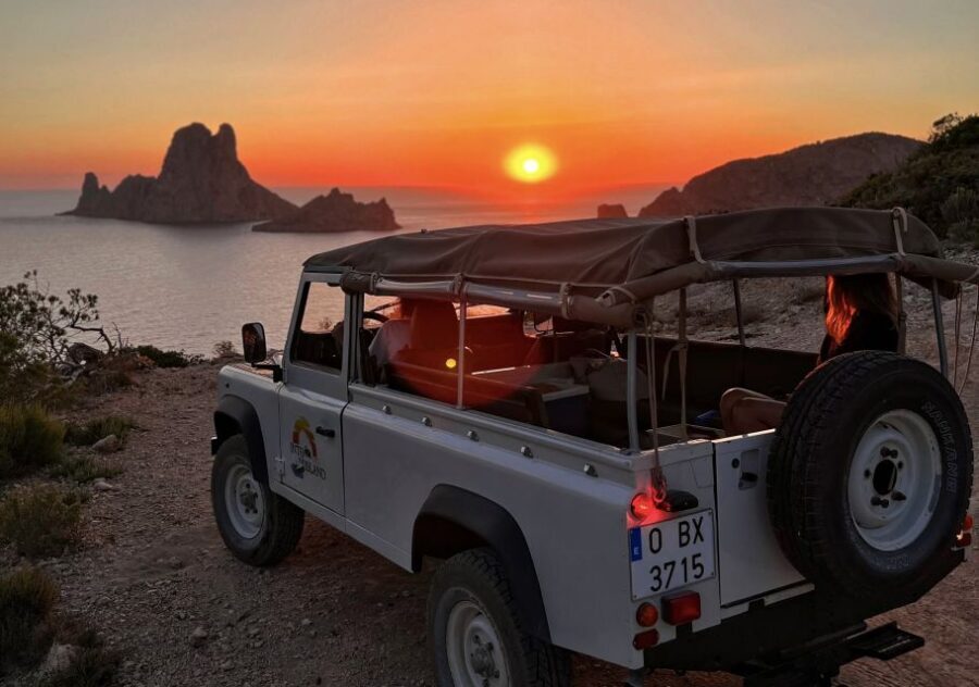 Ibiza: Secret Spots Island Tour by Land Rover Defender - Sea cave and guided photo time near Cala Comte: dramatic coast with real context
