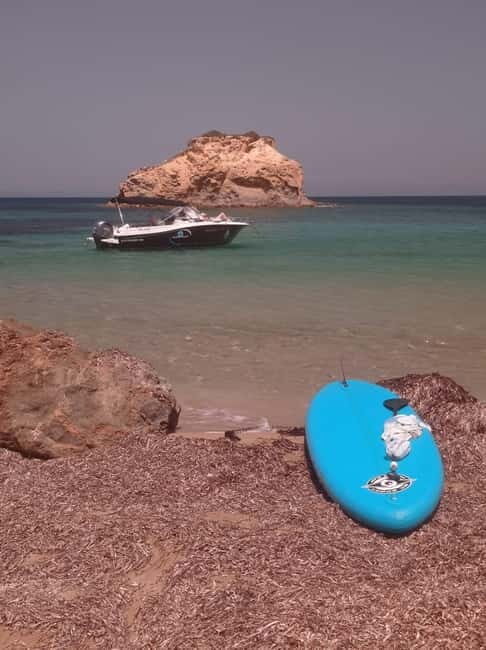 Ibiza: short "north of the island" tour from the sea in a private boat - Tagomago Island: snorkeling, stand-up paddle, and fish close-up