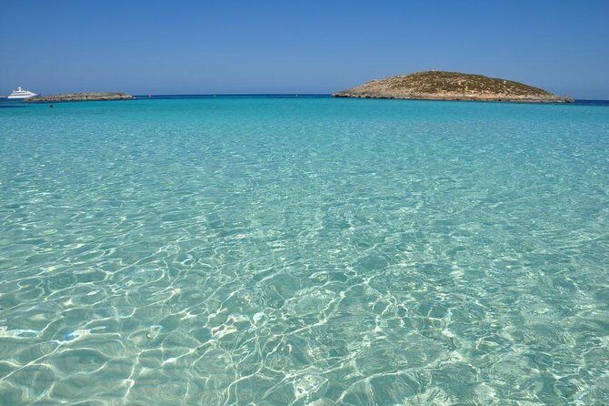 Ibiza Snorkeling Beach and Cave Tour - Platges de Comte / Cala Conta approach: sandy-bottom snorkeling