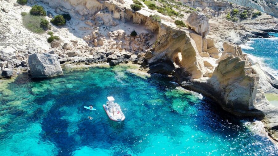 Ibiza: SpeedBoat trip to Atlantis & Es Vedra Snorkel+Paddle - The 3-Hour Speedboat Experience on Ibiza’s West Coast