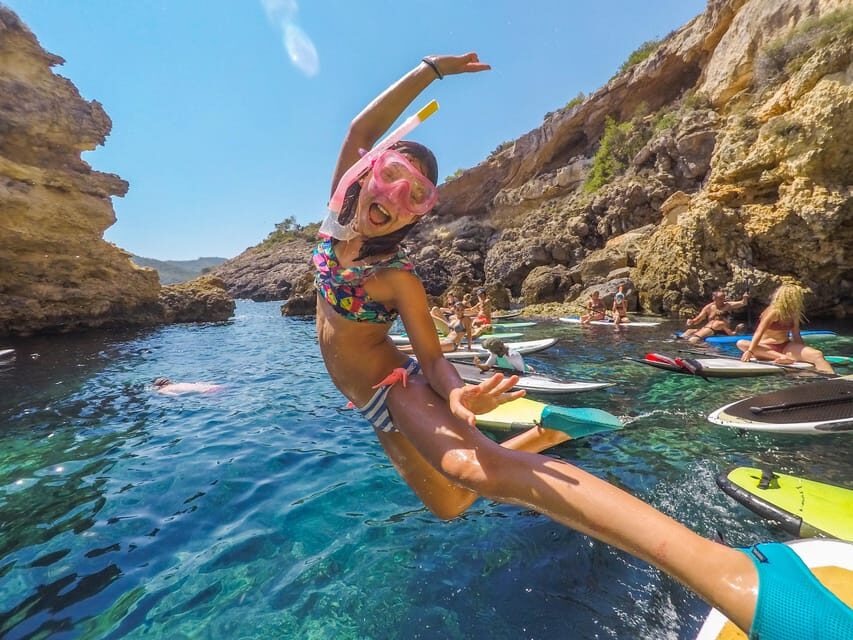 Ibiza: Stand-Up Paddle Boarding Trip to Secret Caves - Meeting at SUP IBIZA: 9:00am Pickup vs 10:00am Beach Start