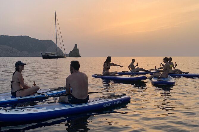 Ibiza Stand Up Paddle Surf Sunset Tour - What you’ll see on the water: calitas, caves, and rock features