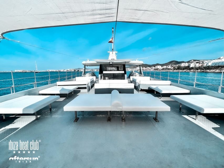 Ibiza: Sunset Boat Party at Ibiza Boat Club with Open Bar - VIP sun beds: what “everyone is VIP” really means in practice