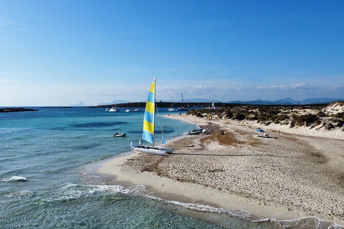 Ibiza to Formentera & Espalmador Sailing with a Small Group - S’Espalmador: more quiet time and a natural-lands feel