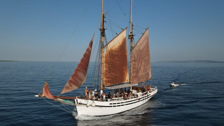 Ibiza Wooden Sail Boat Trip to Formentera - Formentera stop: the part you plan your swimsuit for