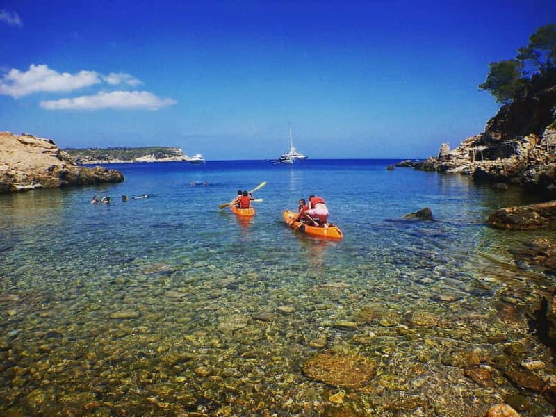 Ibiza: Xarraca Bay Guided Kayaking Tour - The marine caves and Cala Xuclar: the part you’ll remember later
