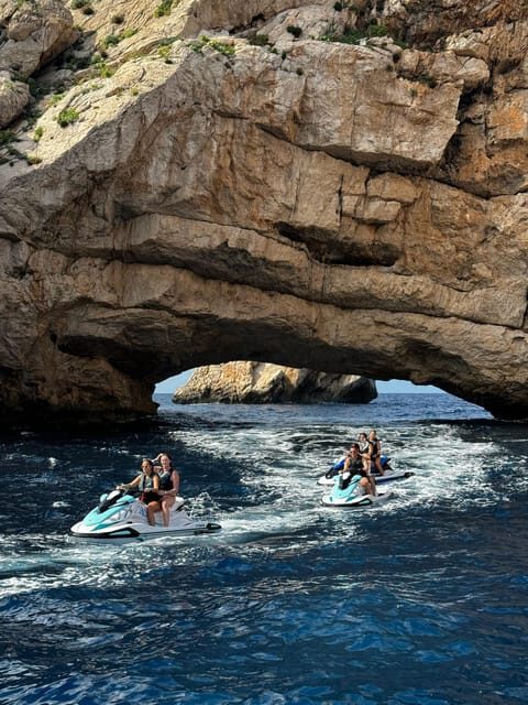 Jet Ski to Margaritas Islands from San Antonio - No License - Jet Ski to Ses Margaritas: the real vibe of this San Antonio ride