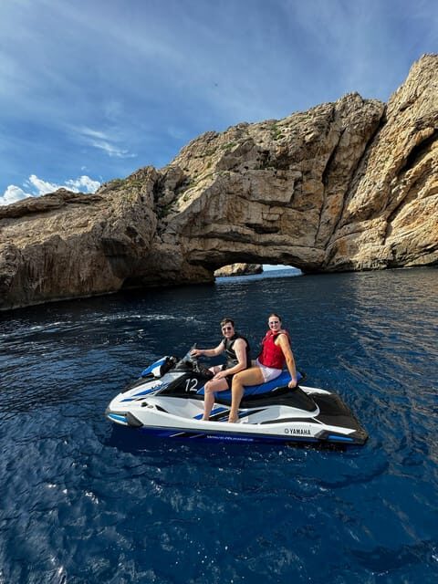 Jet Ski to Margaritas Islands from San Antonio - No License - The guided ride: cliffs, coves, and the north-coast route