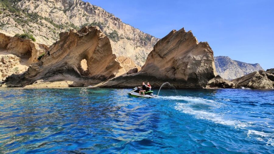 Jet Ski Tour to Atlantis Ibiza (Sa Pedrera) from San Antonio - Cala Tarida and the Middle Stretch: More Coves, More Change