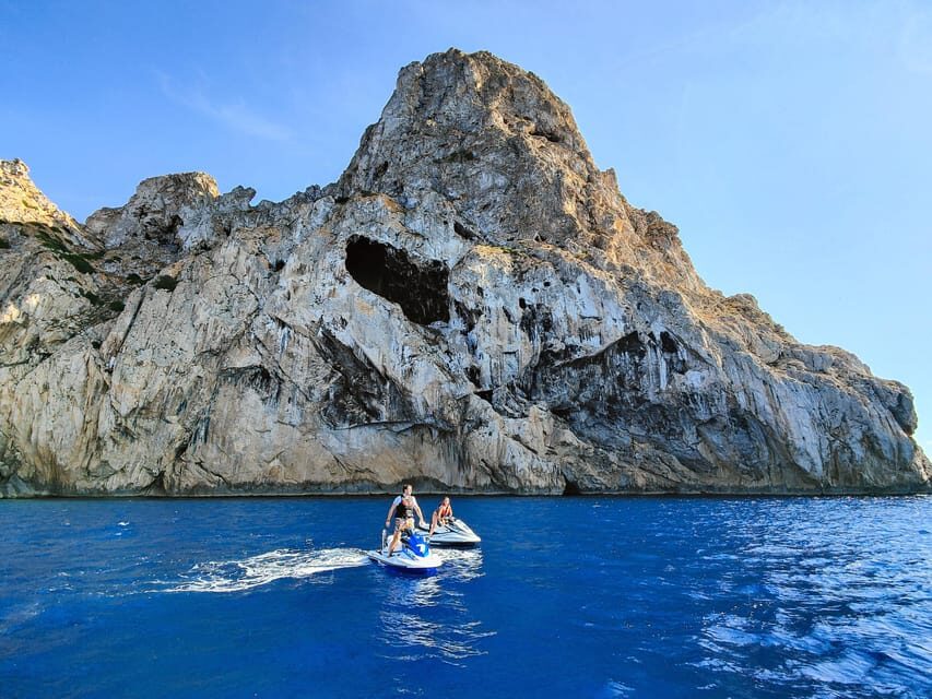 Jet Ski Tour to Es Vedra from San Antonio No license needed - Meeting point: where you should park your car and your expectations