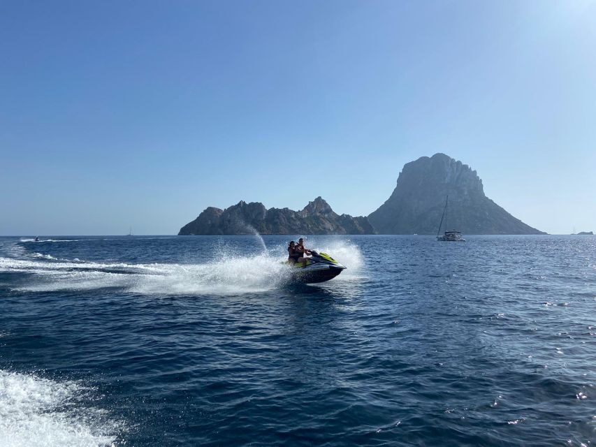 Jet Ski Tour to Es Vedra from San Antonio No license needed - Stop 3: the viewpoint section—more riding, more coastline
