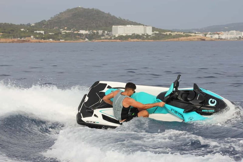 JET SKI TOUR to Margarita Island From San Antoni IBIZA - Entering the Water Zone: Meet at Booth 15 and Get Briefed