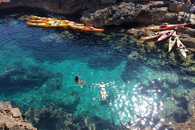 Kayak & Snorkel Ibiza, Spain - Guided Adds-On: Information, Chat, and Small Confidence Boosts