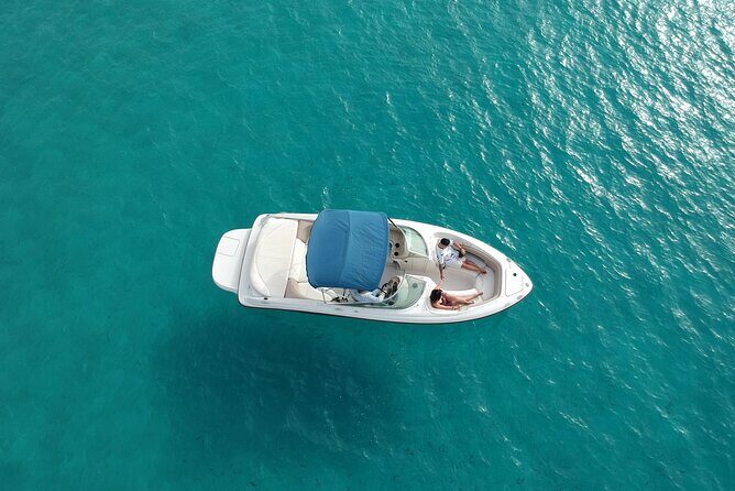 MagiCharter: Private charter motorboat sunset in Ibiza - The route: west and north coast plus white-sand beach time