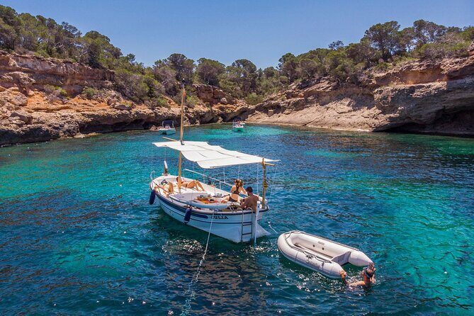 Private 4-hour Mediterranean Boat Tour in Ibiza with Snorkeling - Cala Comte: two-plus hours of swim, snorkel, and sunset light