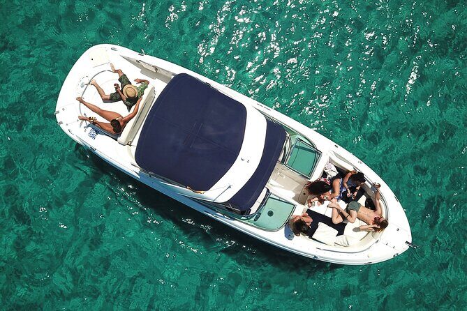 Private Boat Trip 3.5 hours from Sant Antoni de Portmany - Swim Stops at Cala Bassa and Cala Comte