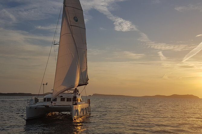 Private Catamaran Beach Hopping in Ibiza - Cala Comte and Turquoise-Water Swim Time