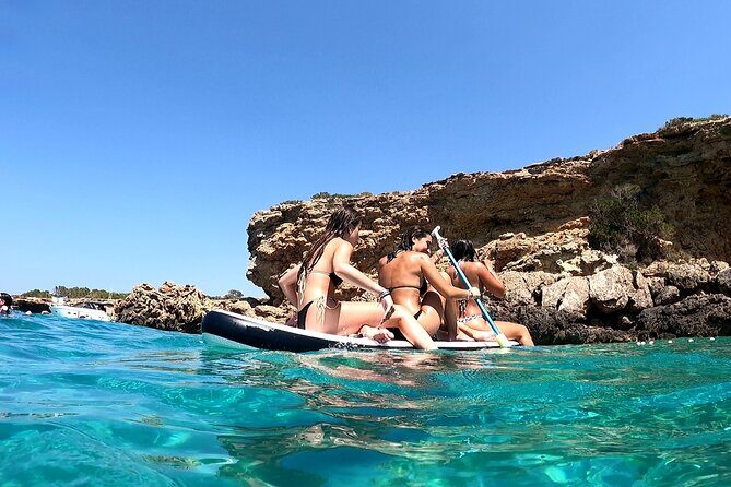 Private Hydro-Jet Snorkeling Beach and Cave Cruise Tour - Cala Bassa snorkeling and SUP time