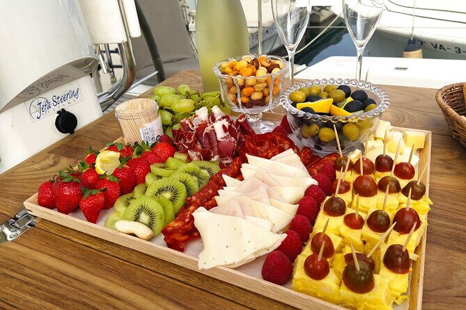 Sailing Day Trip in Ibiza, 7 guests - Champagne, cava, beer, and a lunch that feels like you’re on vacation