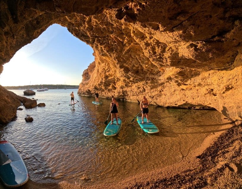 SANT ANTONI: ALL INCLUDED PADDLE SURF&SNORKEL TOUR BOAT - Guided snorkeling: choosing conditions and staying comfortable