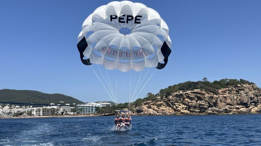 Santa Eulària des Riu: Parasailing Boat Cruise with Drinks - Key highlights at a glance