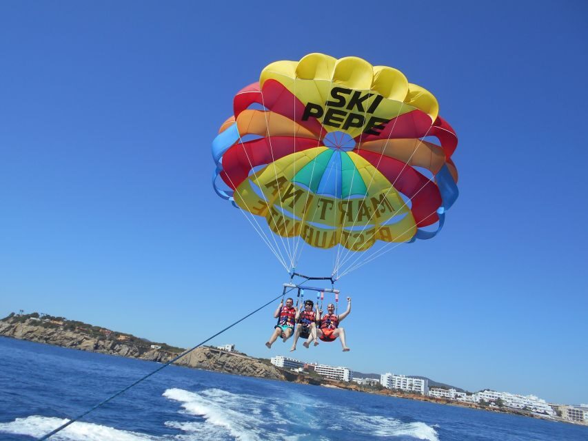 Santa Eulària des Riu: Parasailing Boat Cruise with Drinks - Flying over the Es Canar area: what you’ll see from above